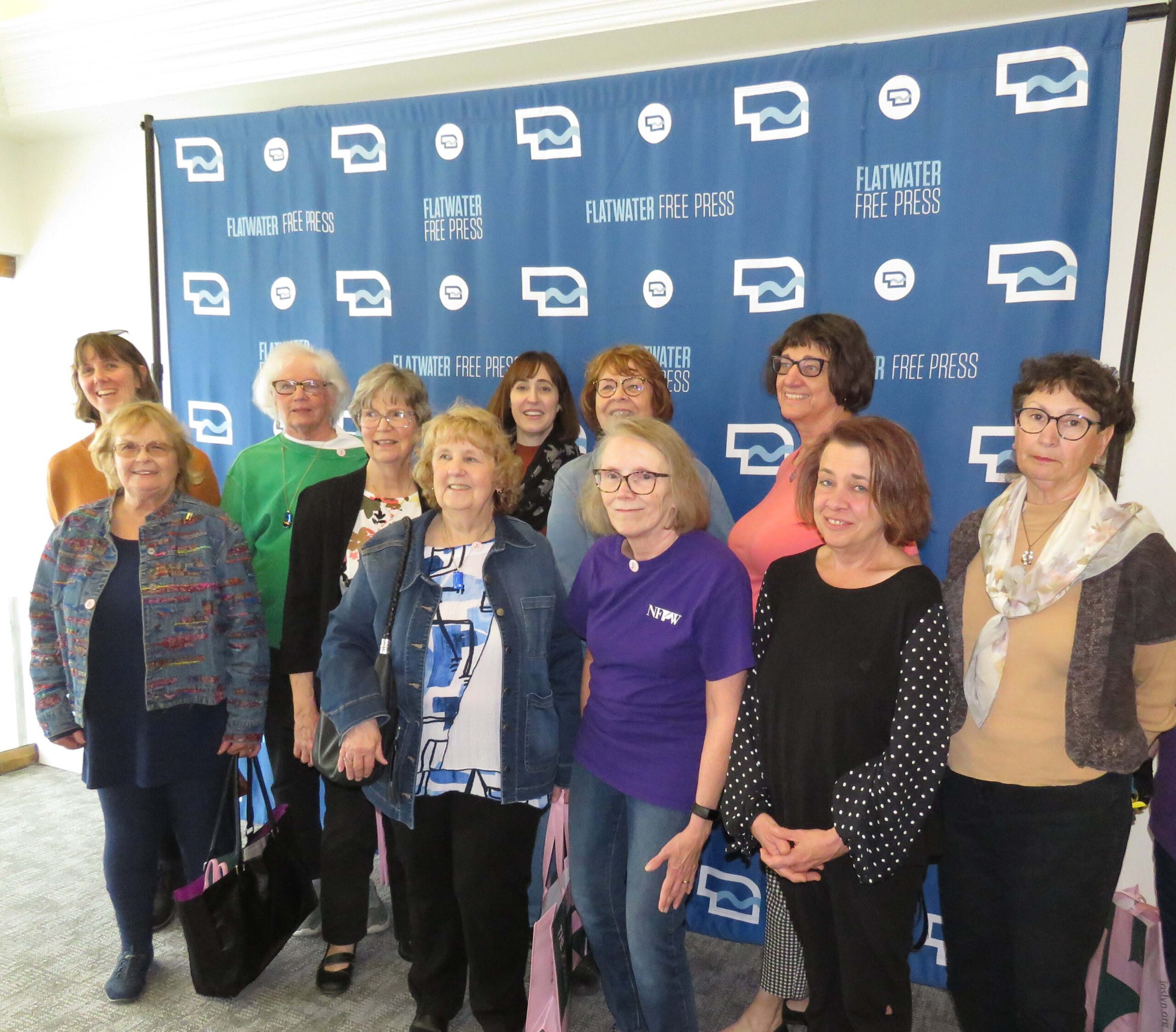 NPW members visit Flatwater Free Press office