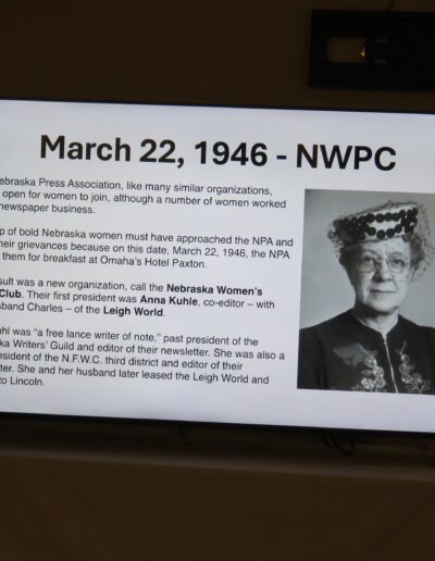 Recognizing NPW's 80th anniversary - history info
